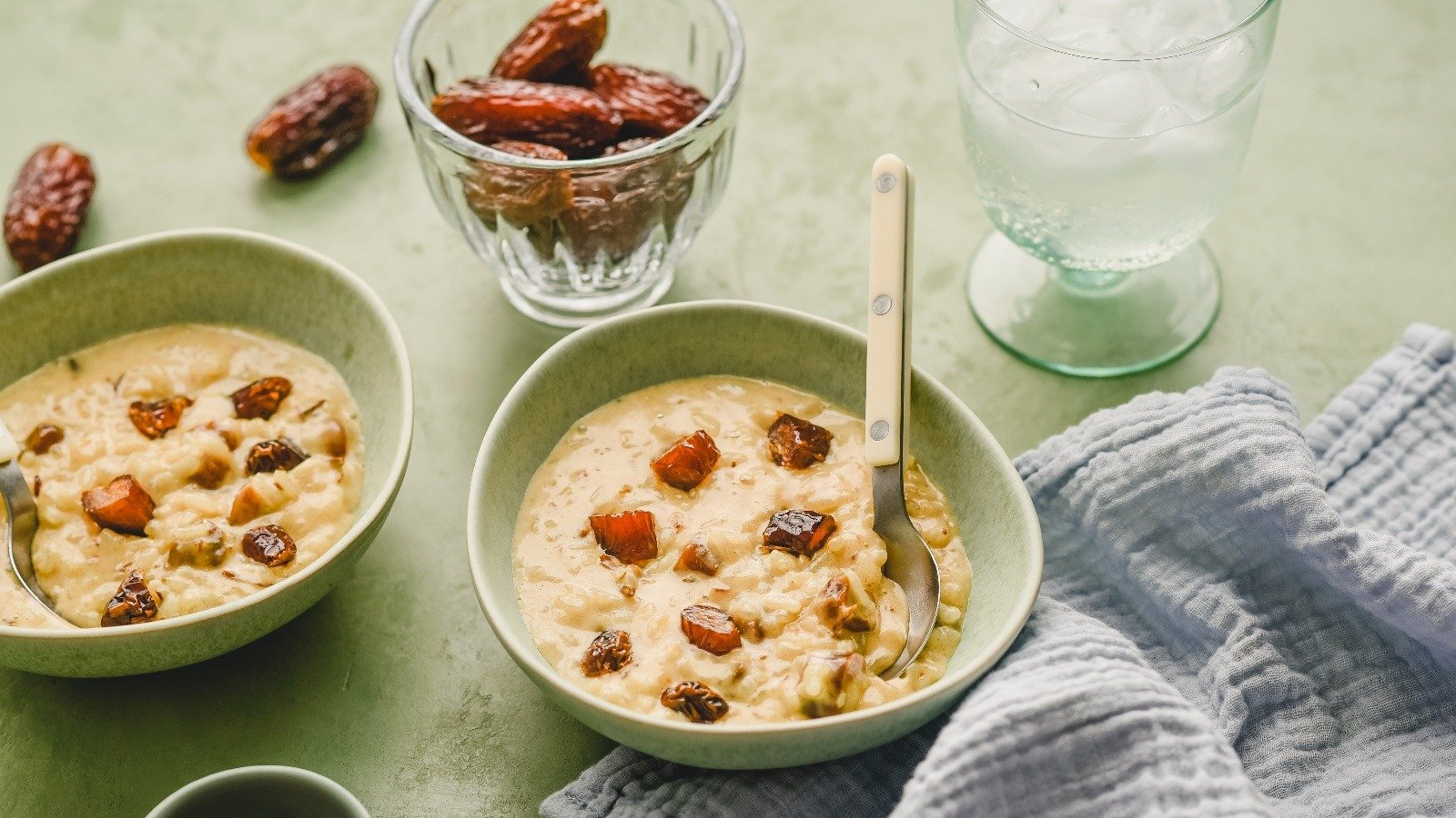 Creamy Date & Vanilla Rice Pudding