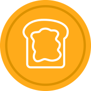 piece of toast icon